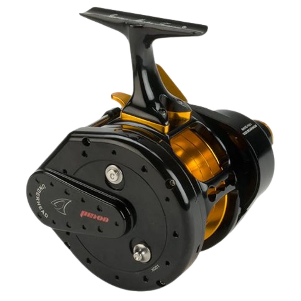 JIGGING MASTER Extreme Jigging Righthanded Reel UNDERHEAD PE10 Black/Gold - Image 7