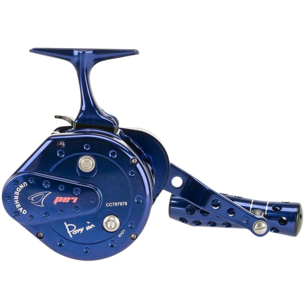 JIGGING MASTER Extreme Jigging Righthanded Reel UNDERHEAD PE7 Blue/Black - Image 8