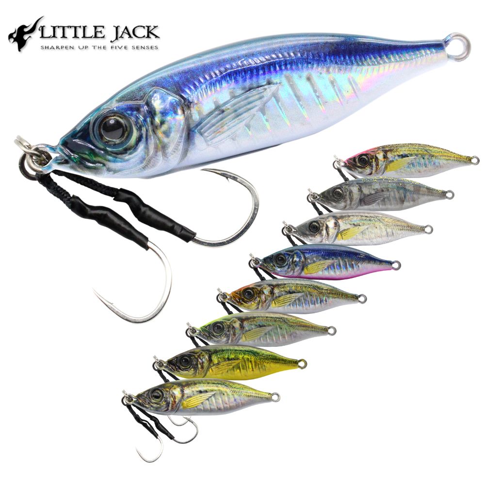 LITTLE JACK Saltwater Shore And Light Jigging Lure METAL ADICT 06 20g