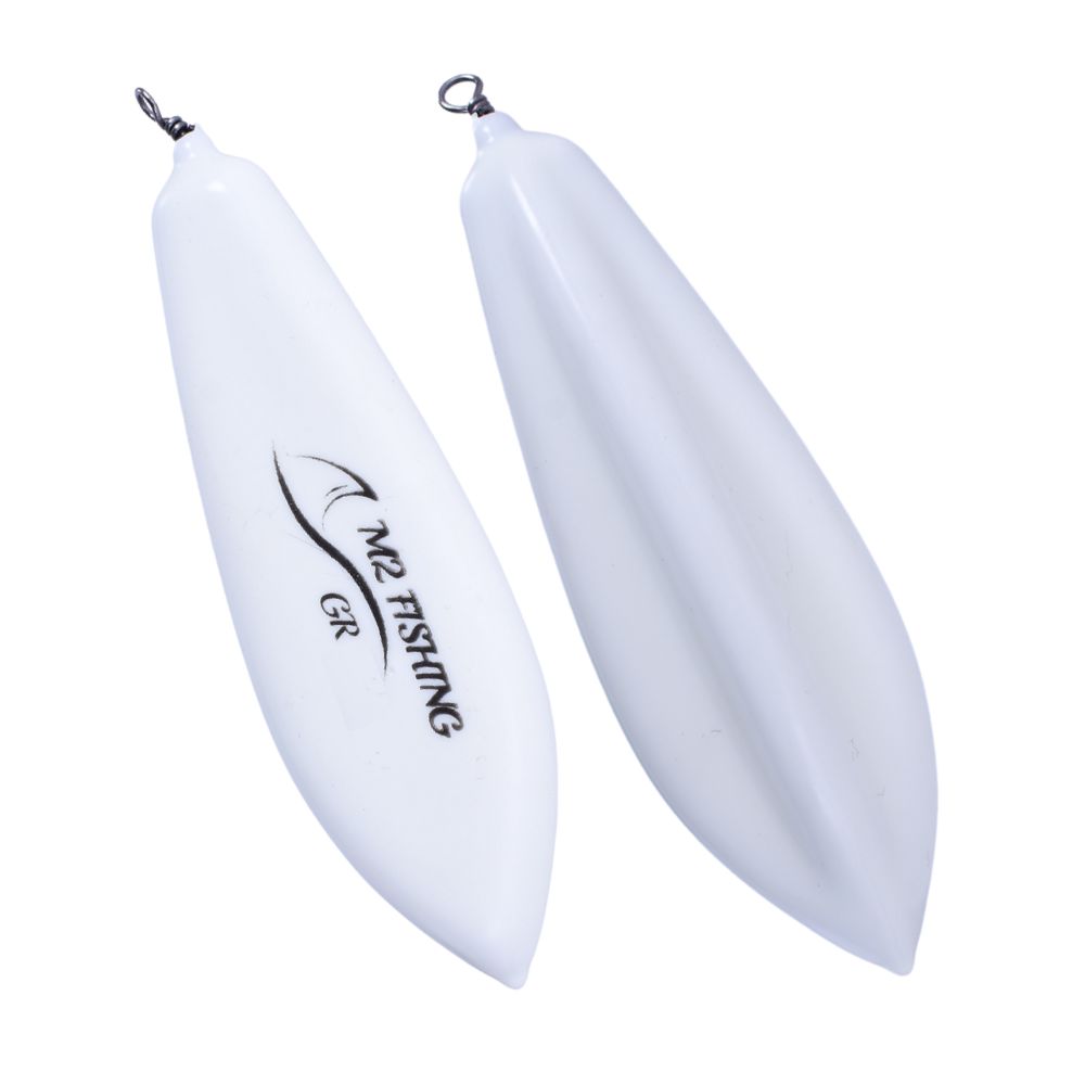 M2 Fishing Luminescent Bottom Fishing Lead Weight BARCHETTA White