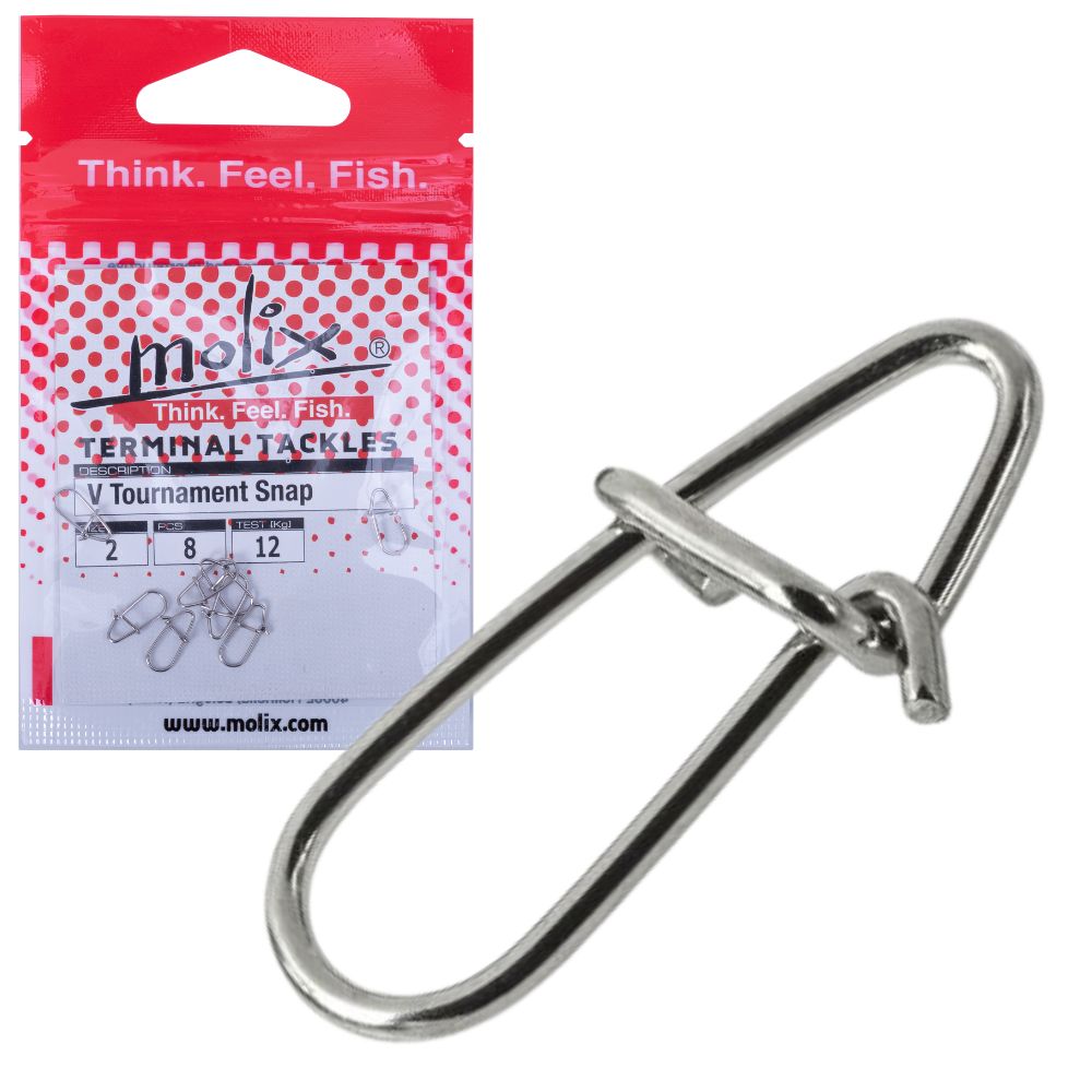 MOLIX Lure Fishing Hi-Grade Stainless Steel V TOURNAMENT SNAP