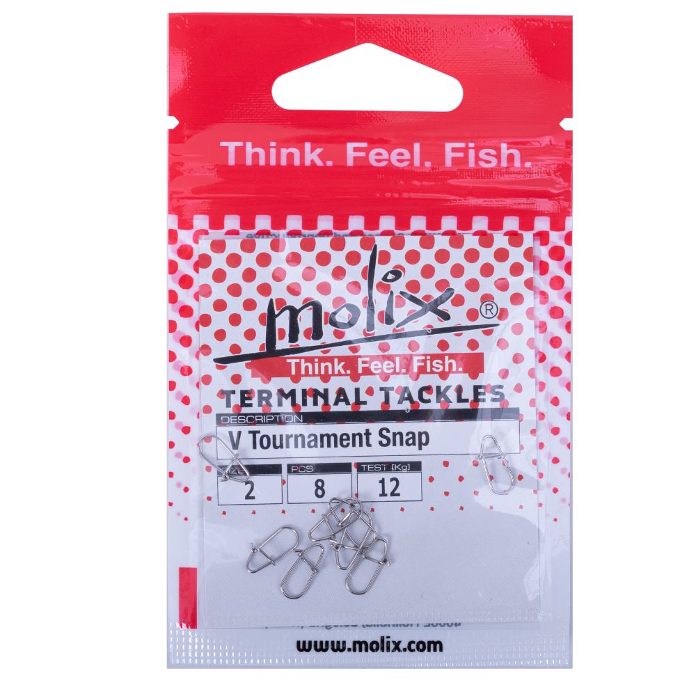 MOLIX Lure Fishing Hi-Grade Stainless Steel V TOURNAMENT SNAP - Image 3