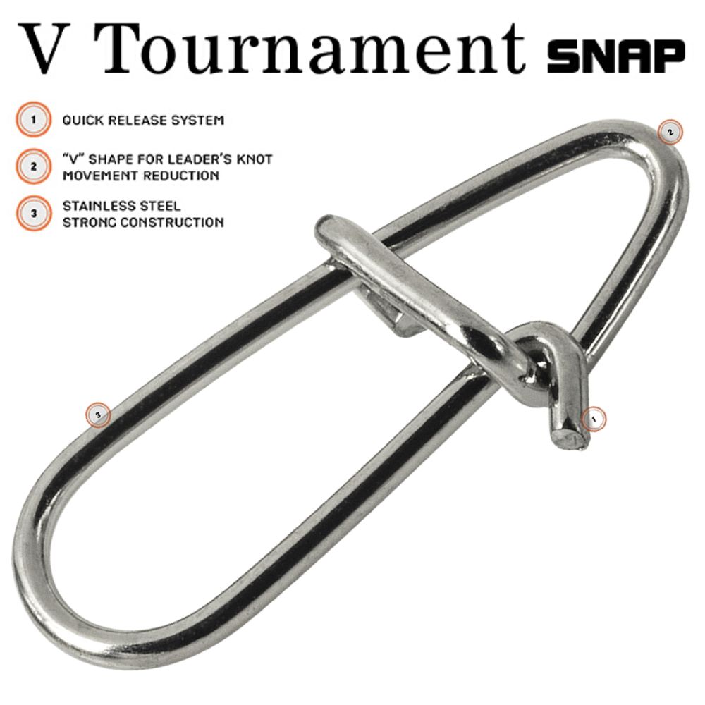 MOLIX Lure Fishing Hi-Grade Stainless Steel V TOURNAMENT SNAP - Image 4