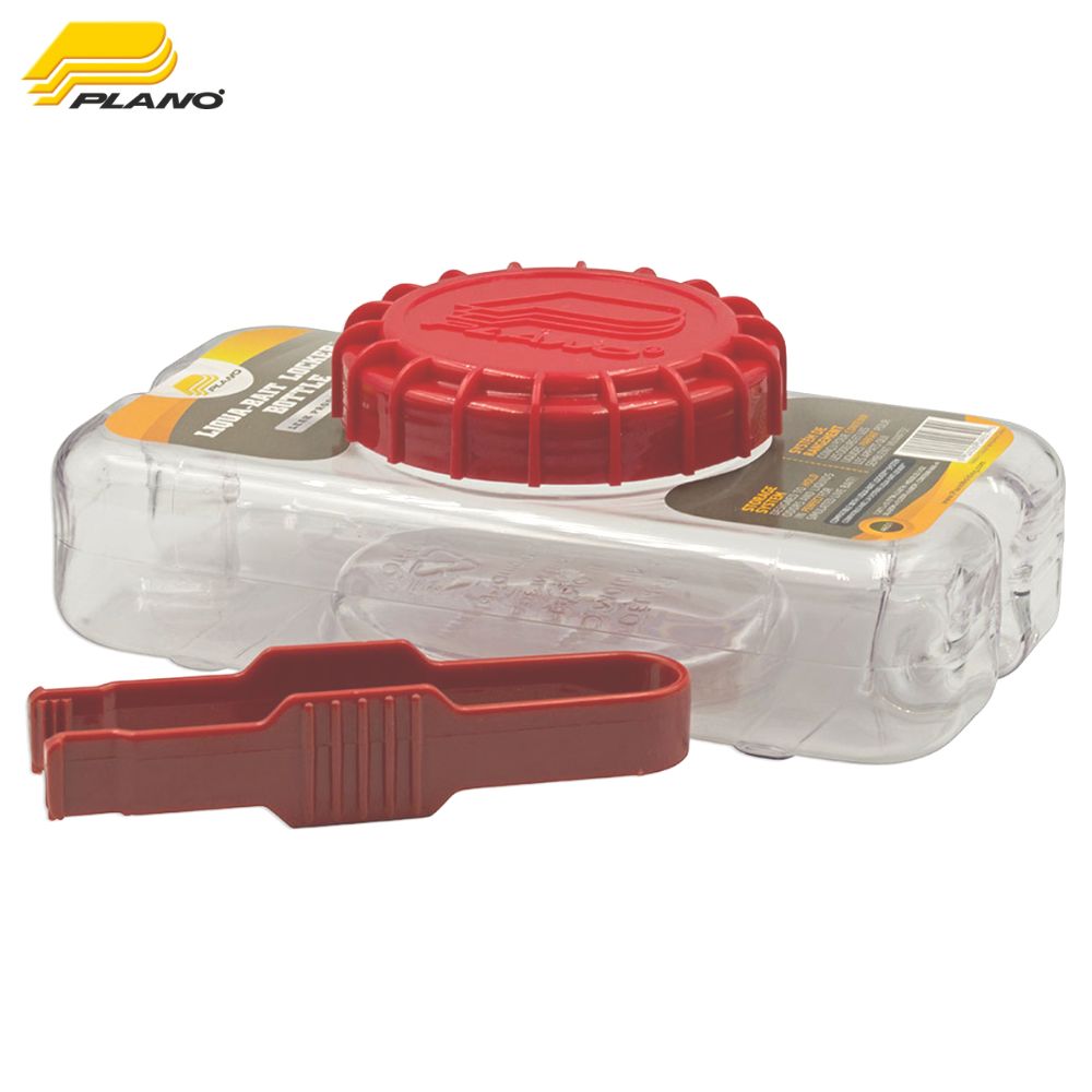 PLANO Fishing Liqua-Bait Locker Box With Handy Bait Grabber