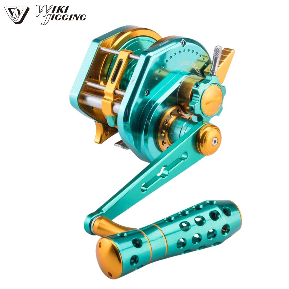 WIKI JIGGING Lefthanded Jigging Reel Violent Slow YELLOW FIN SPECIAL 2000XH