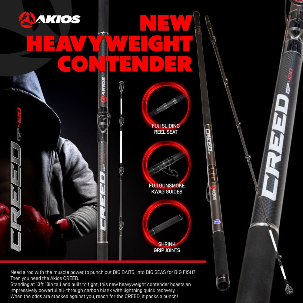 AKIOS Saltwater Fishing Heavy-Duty Surfcasting Rod CREED GP420 - Image 8