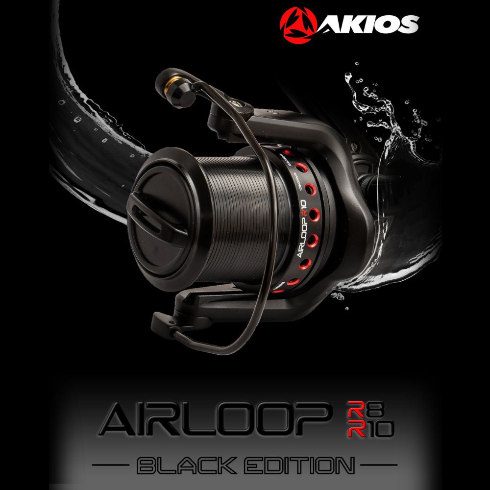 AKIOS Surfcasting Reel AIRLOOP R8 Black Edition - Image 7