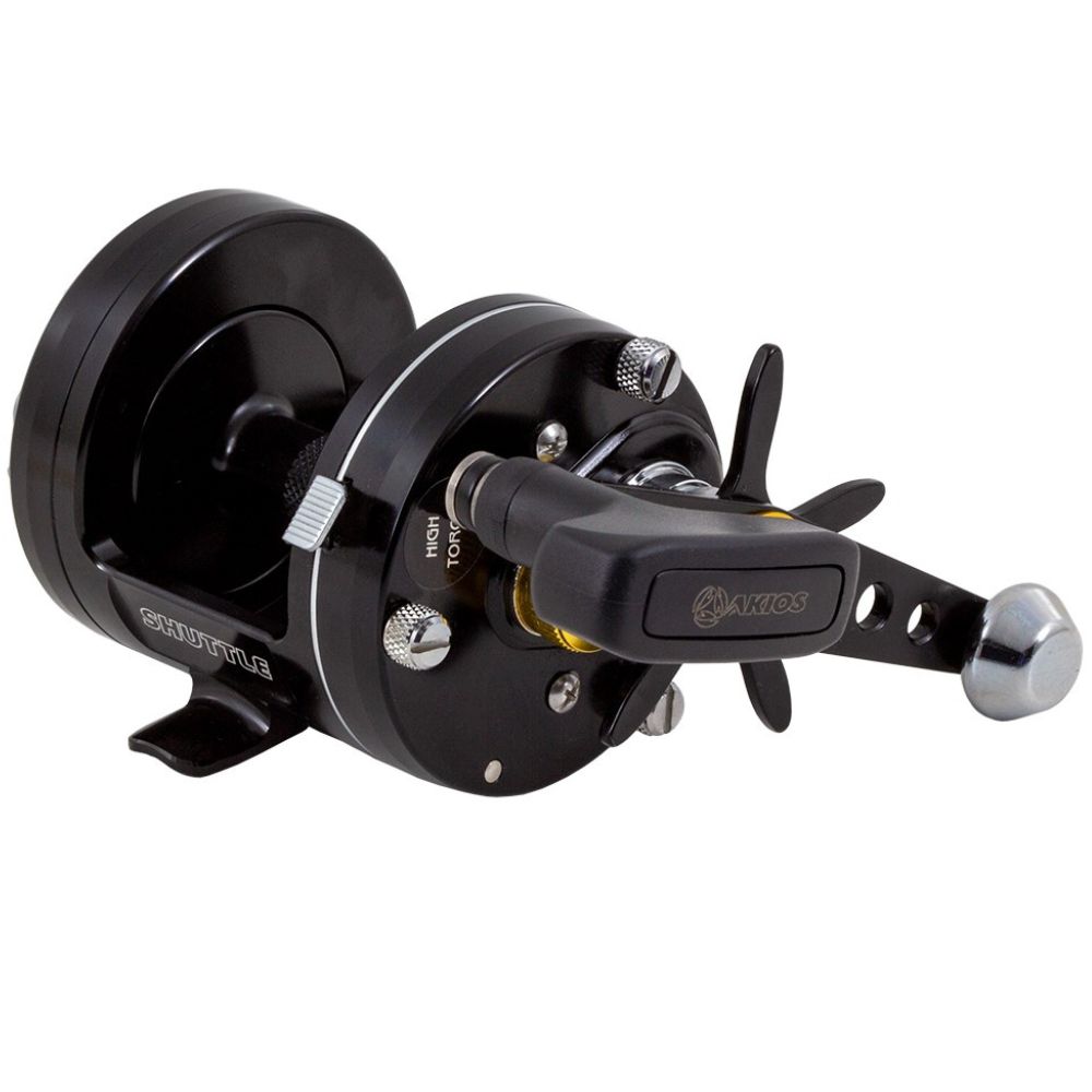 AKIOS Fishing Righthanded Casting Reel Shuttle 656 STR KURO Limited Edition - Image 5