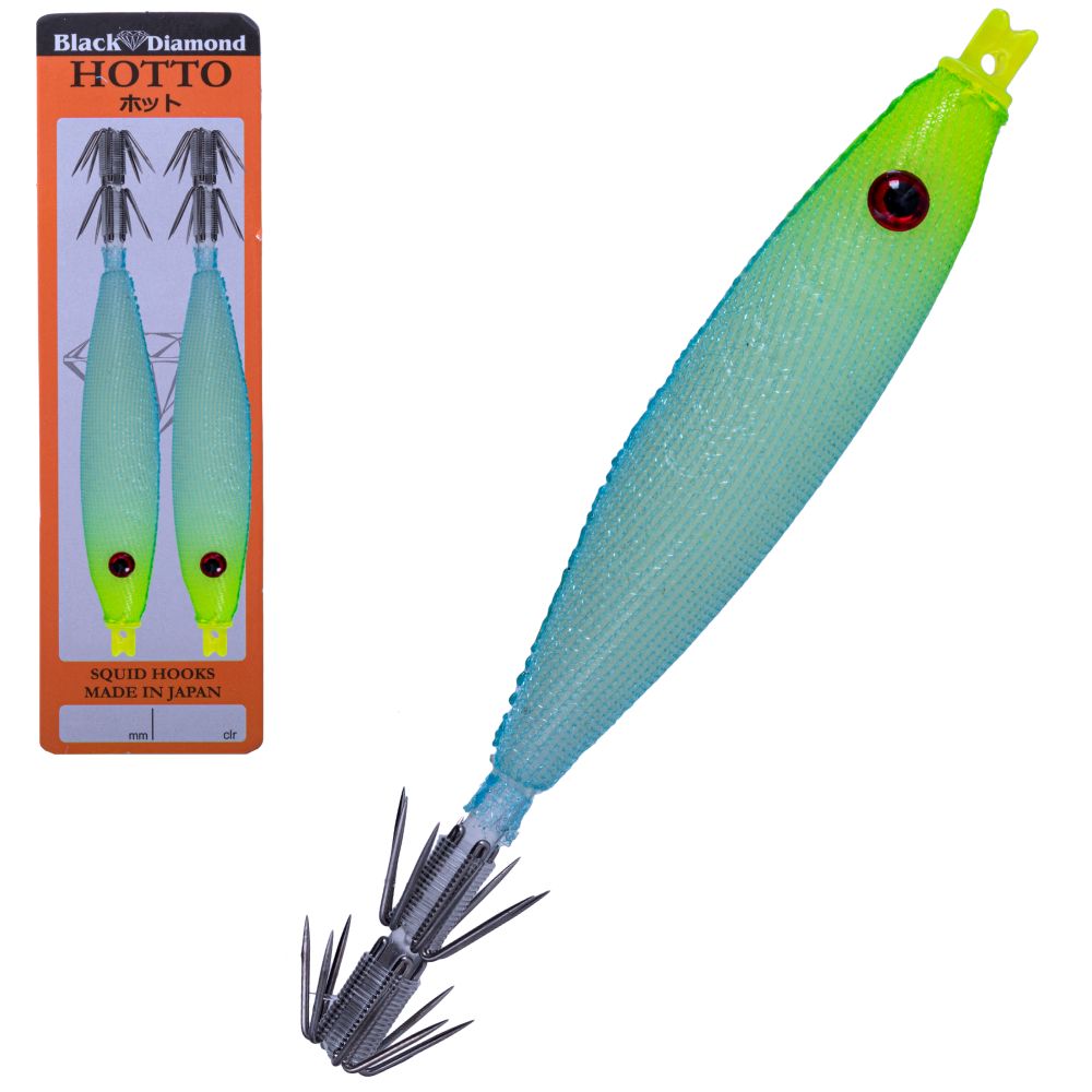 BLACK DIAMOND Squid Fishing Tataki Cloth Wrapped Soft Lure HOTTO 90mm #37