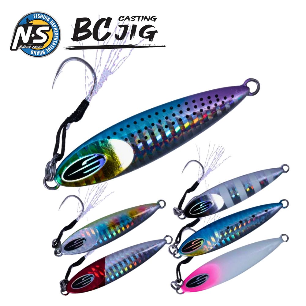 NS BLACK HOLE Saltwater Fishing Metal Jig Lure BOCA CASTING JIG 10g