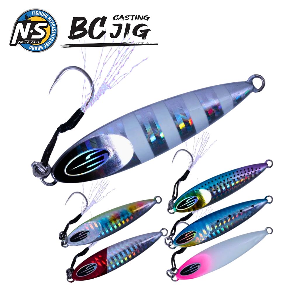 NS BLACK HOLE Saltwater Fishing Metal Jig Lure BOCA CASTING JIG 15g