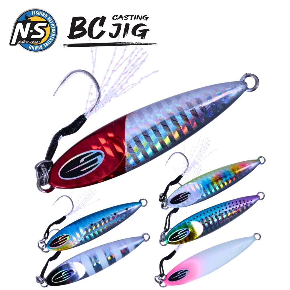 NS BLACK HOLE Saltwater Fishing Metal Jig Lure BOCA CASTING JIG 40g