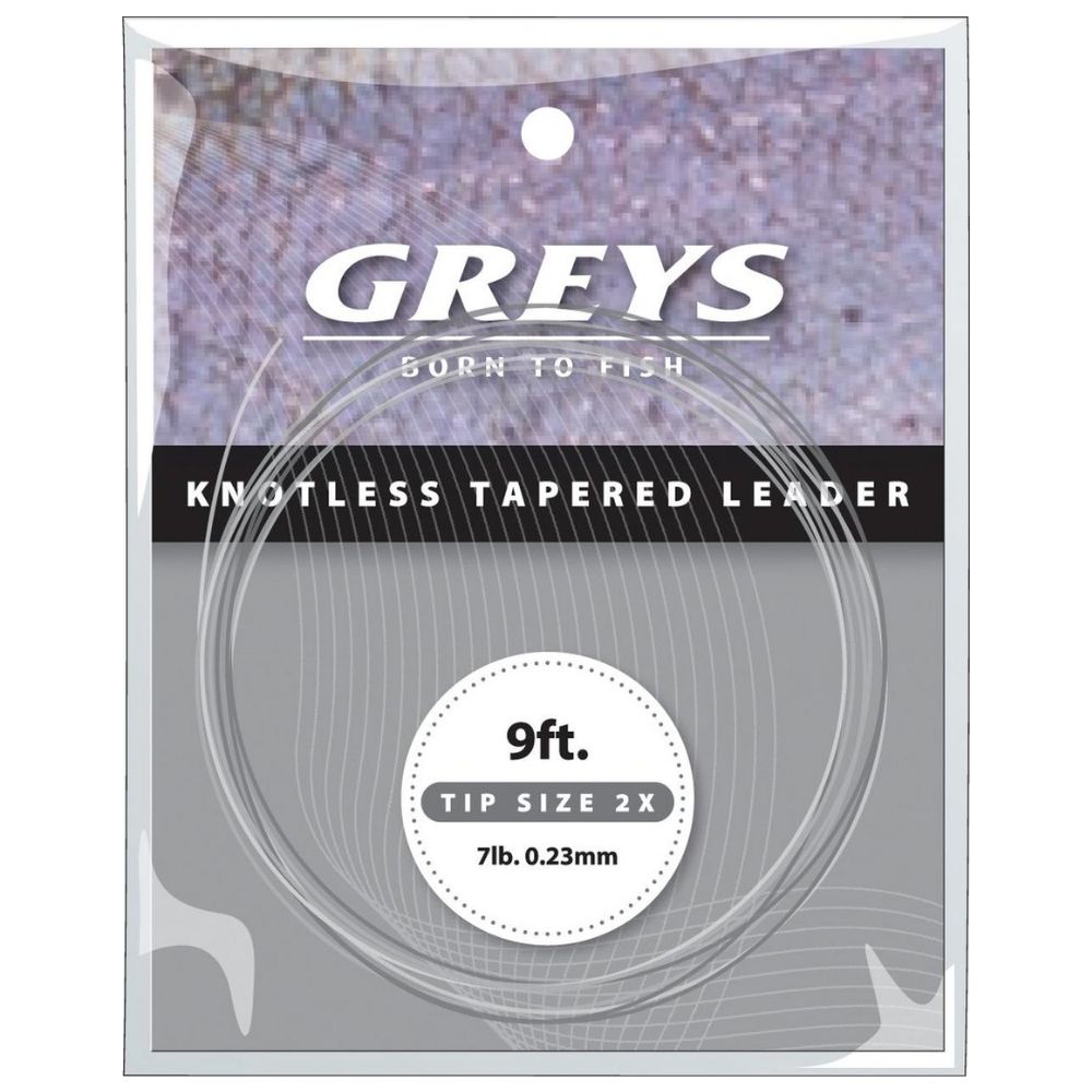 GREYS Fly Fishing Greylon Knotless Tapered Leader