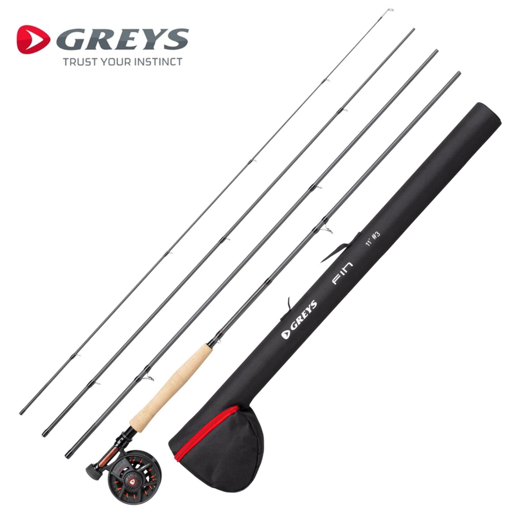 GREYS Fly Fishing Rod-Reel-Line Combo FIN Euro Nymph 11F 3W