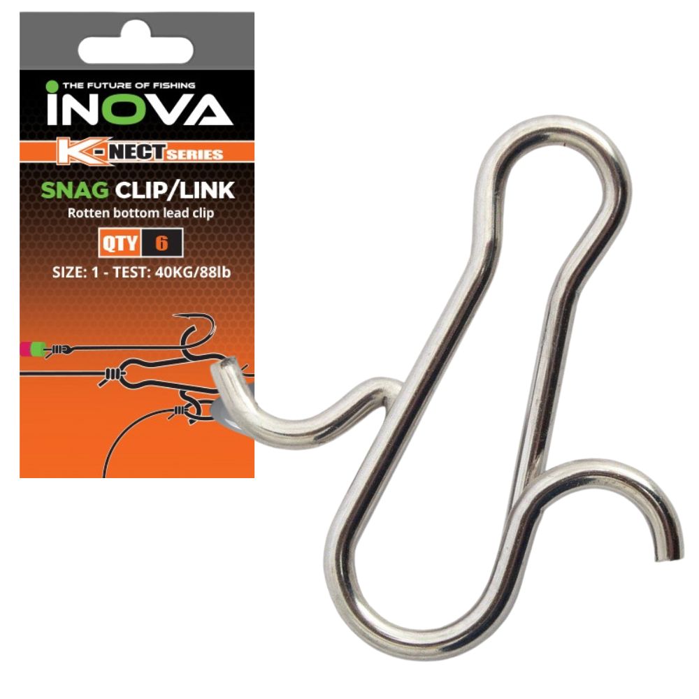 INOVA Fishing Accessories K-NECT Serie SNAG Clip/Link