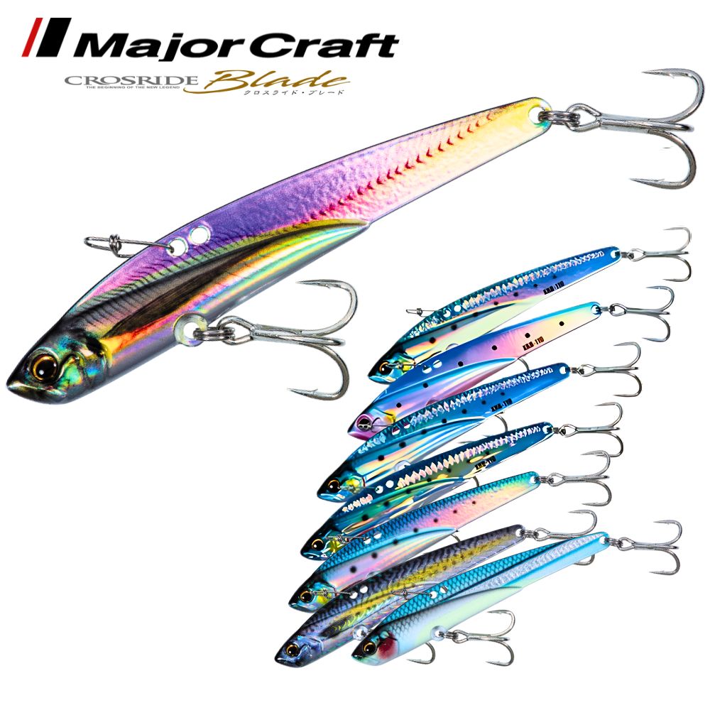 MAJOR CRAFT Saltwater Shore Jigging Metal Lure CROSRIDE BLADE XRB-95