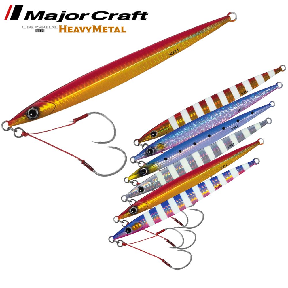 MAJOR CRAFT Saltwater Shore Jigging Lure CROSRIDE HEAVY METAL 100g