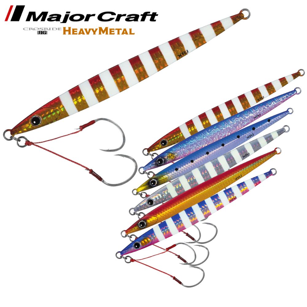 MAJOR CRAFT Saltwater Shore Jigging Lure CROSRIDE HEAVY METAL 80g