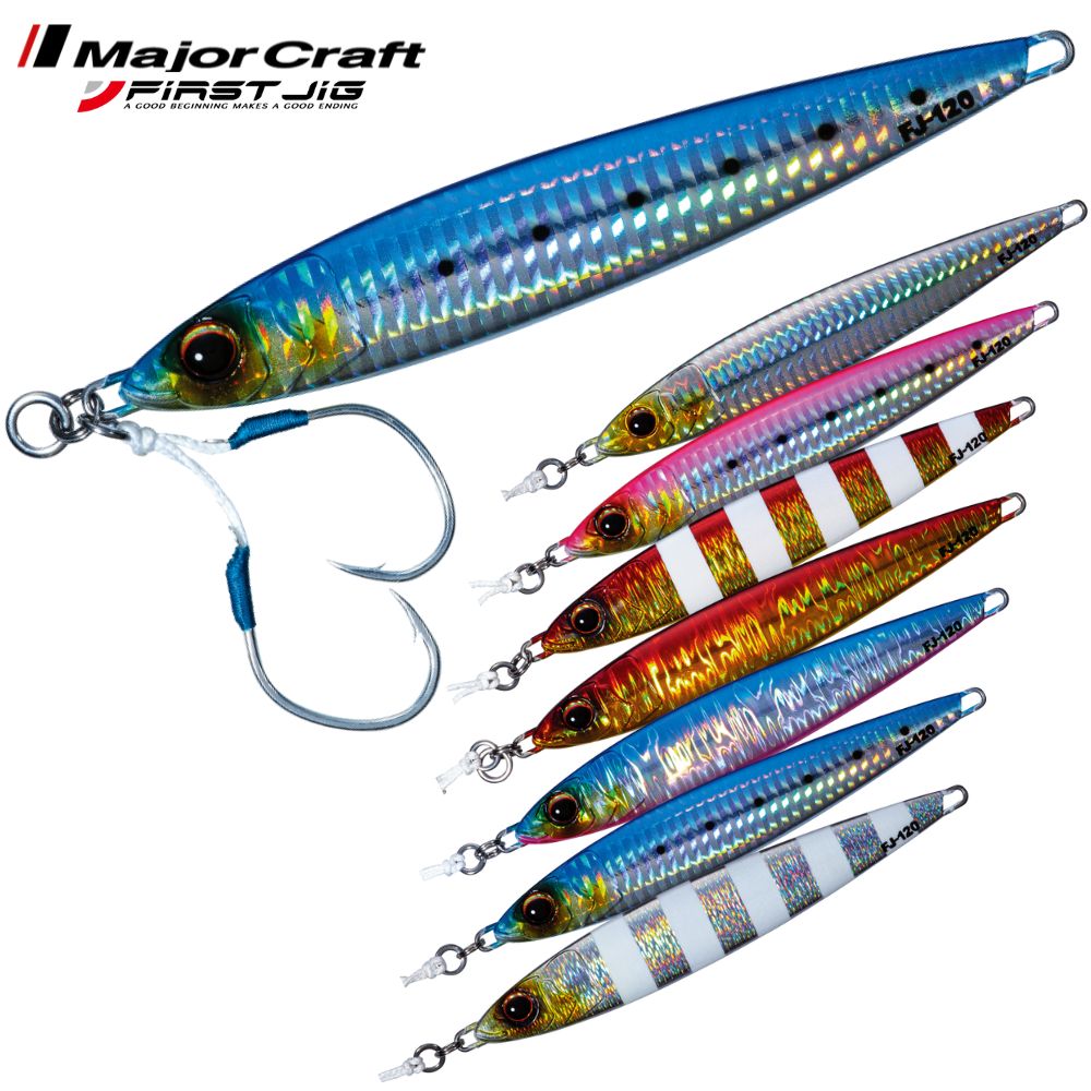 MAJOR CRAFT Saltwater Fishing Metal Jig Lure FIRST JIG 100g