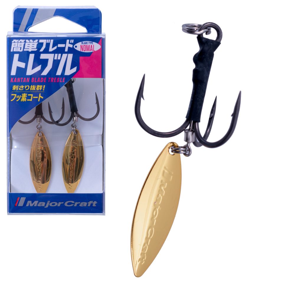 MAJOR CRAFT Assist Hook KANTAN BLADE TREBLE N-Gold