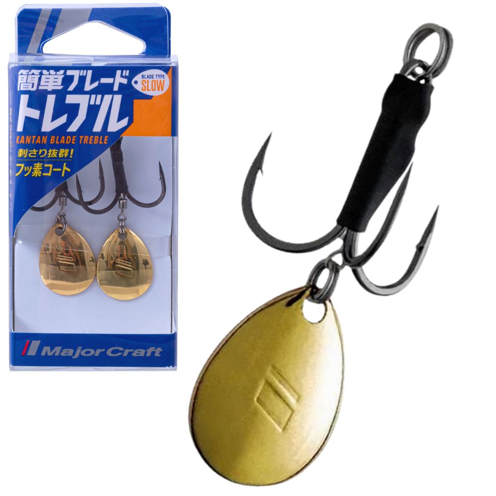 MAJOR CRAFT Assist Hook KANTAN BLADE TREBLE S-Gold