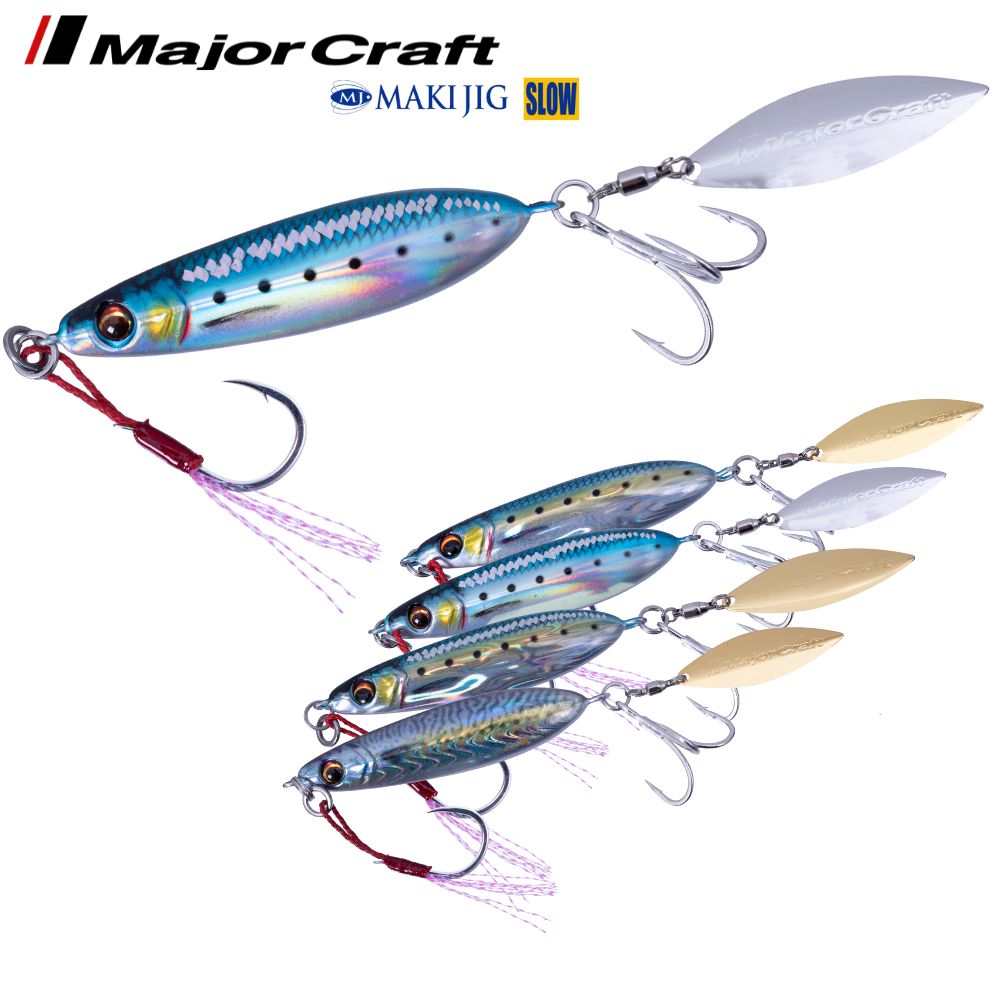 MAJOR CRAFT Saltwater Shore Jigging Lure MAKI JIG SLOW Live 30g