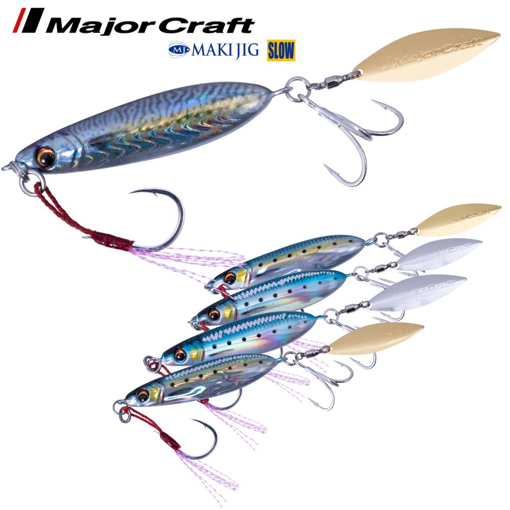 MAJOR CRAFT Saltwater Shore Jigging Lure MAKI JIG SLOW Live 40g