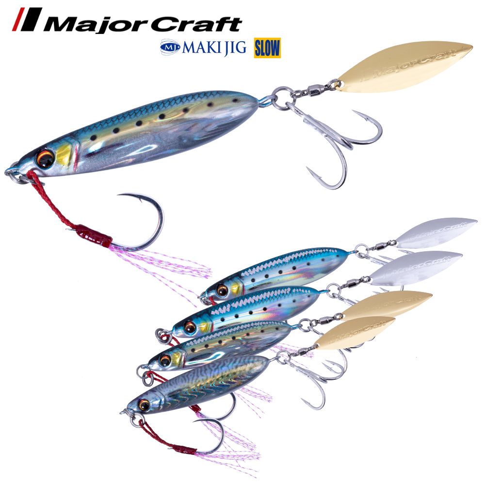 MAJOR CRAFT Saltwater Shore Jigging Lure MAKI JIG SLOW Live 60g