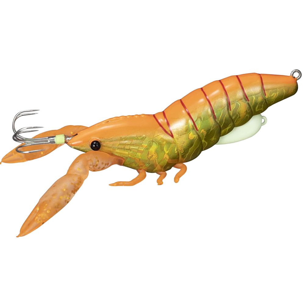 MAJOR CRAFT Octopus Fishing Jig Lure PURI-PURI TACO-EBI #7 Kin Mikan Ebi - Image 2