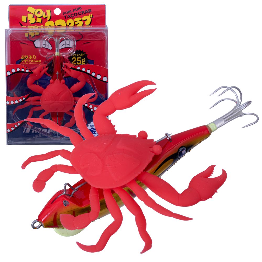MAJOR CRAFT Octopus Fishing Jig Lure PURI-PURI TACO CRAB #006 KIN AKA EBI
