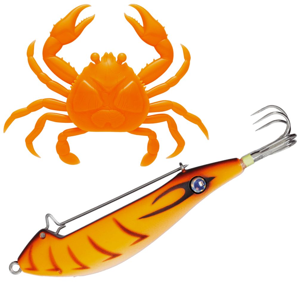 MAJOR CRAFT Octopus Fishing Jig Lure PURI-PURI TACO CRAB #002 MIKAN EBI GLOW - Image 3