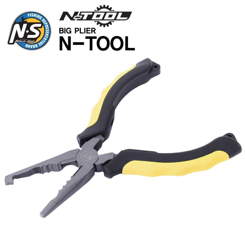 NS BLACK HOLE Fishing Carbon Steel N-TOOL BIG PLIER Yellow