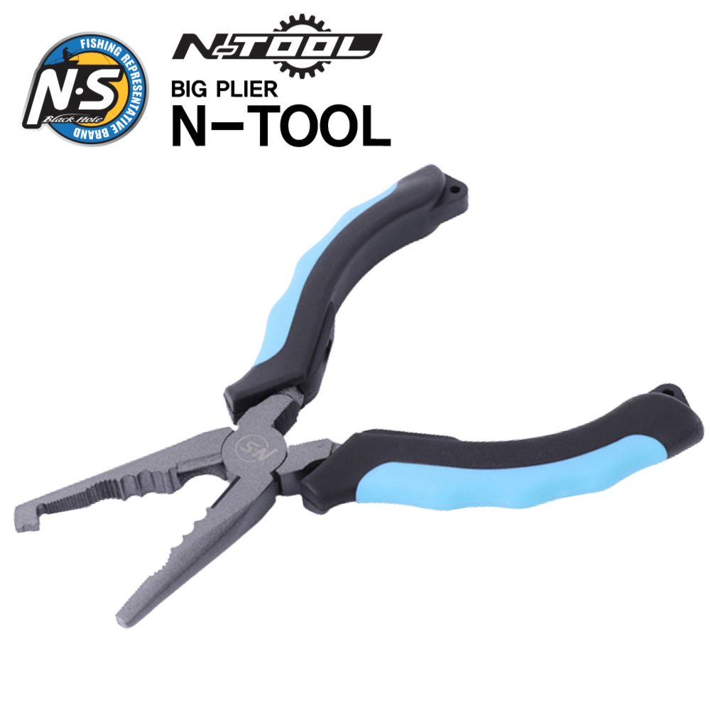 NS BLACK HOLE Fishing Carbon Steel N-TOOL BIG PLIER Blue