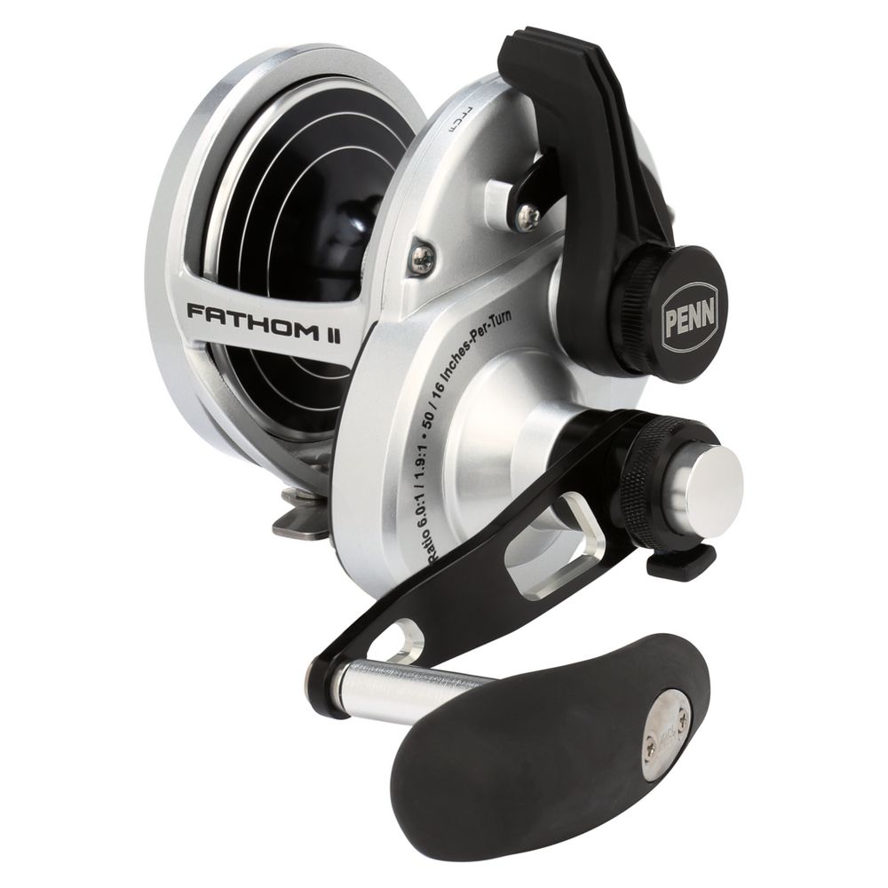 PENN Conventional 2-Speed Left-Handed Reel FATHOM II LEVER DRAG 40NLD2LH - Image 2