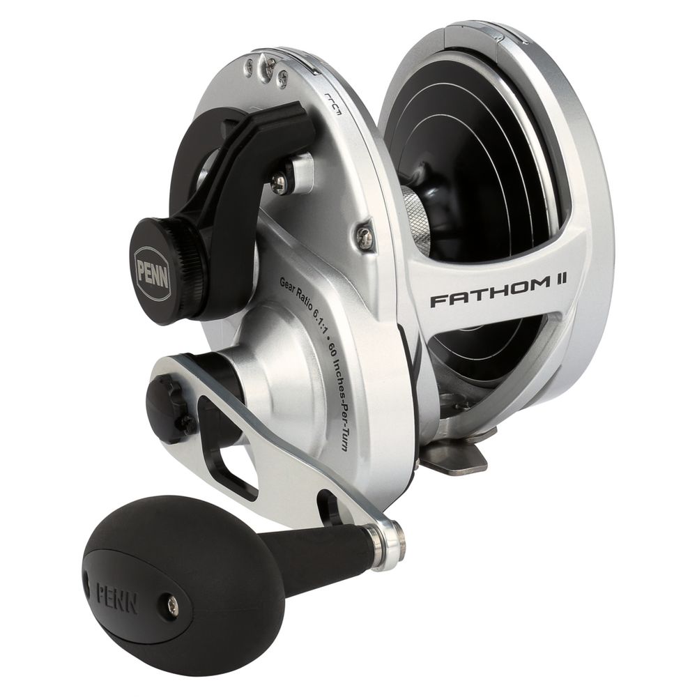 PENN Conventional Hi-Speed Right-Handed Reel FATHOM II LEVER DRAG 60NLDHS - Image 2