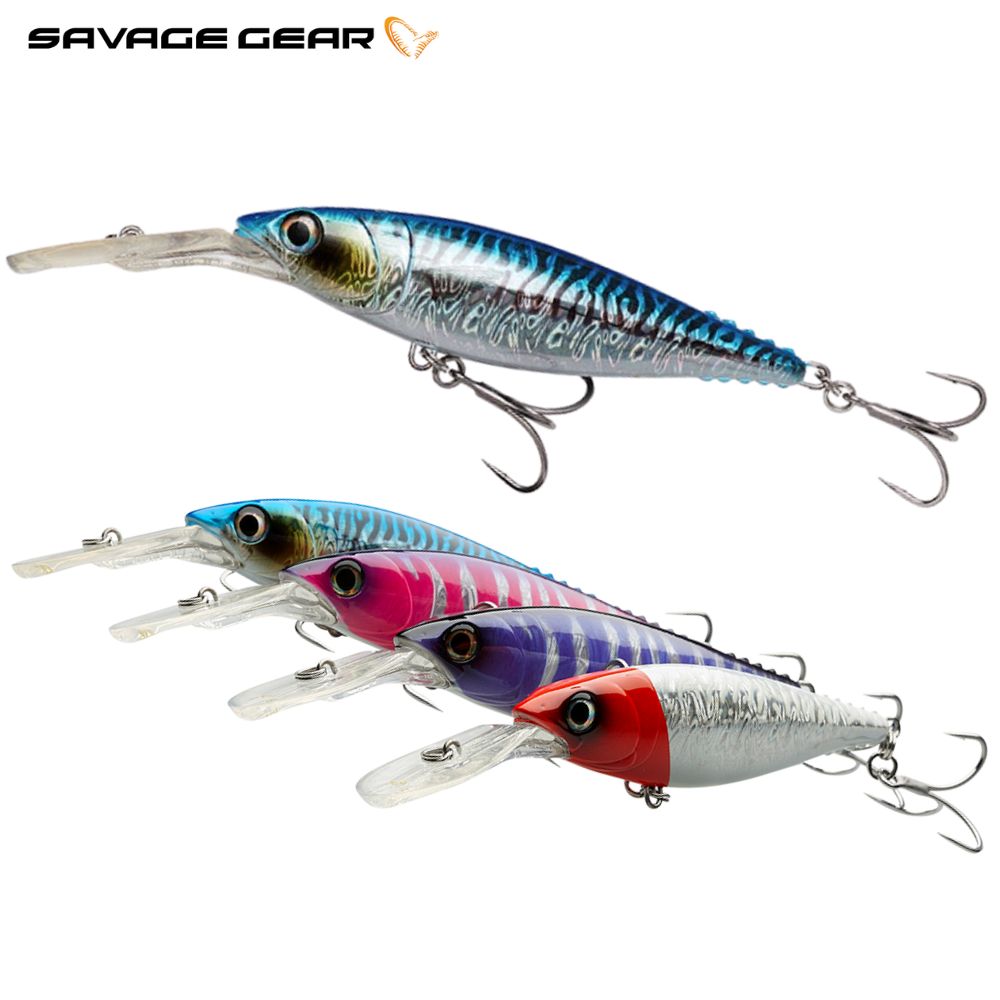 SAVAGE GEAR Offshore Fishing Floating Minnow Lure 3D MACK STICK Deep Diver 155mm/60g