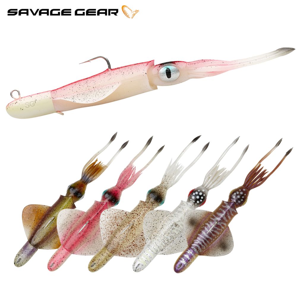 SAVAGE GEAR Saltwater Boat Fishing Soft Bait Lure SWIM SQUID RTF 25cm/200g
