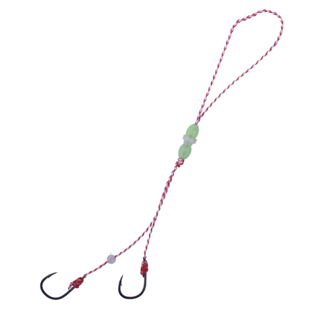 MAJOR CRAFT Rubber Jigging Pre-Tied Custom Hooks Red Back Tainomi TMH-KOBARI - Image 2