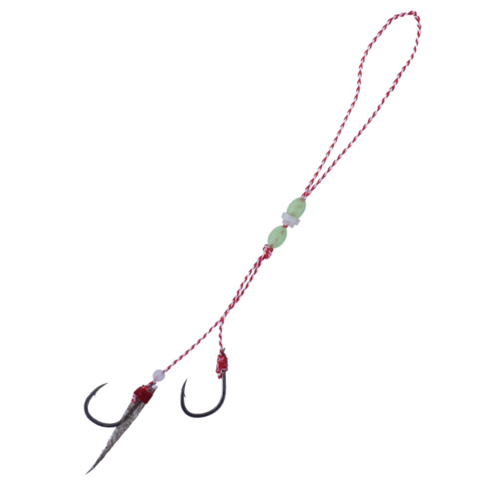 MAJOR CRAFT Rubber Jigging Pre-Tied Custom Hooks Red Back Tainomi TMH-SABIKI - Image 2
