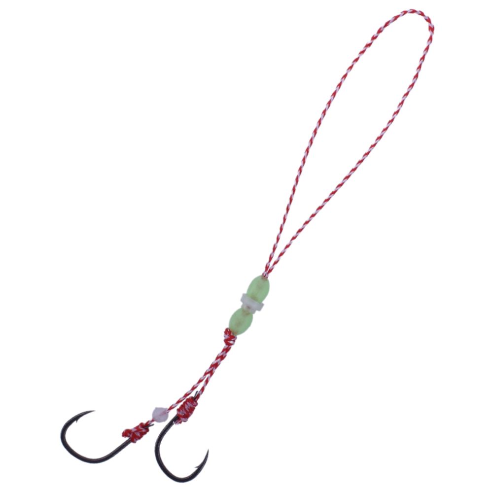 MAJOR CRAFT Rubber Jigging Pre-Tied Custom Hooks Red Back Tainomi TMH-SHORT - Image 2