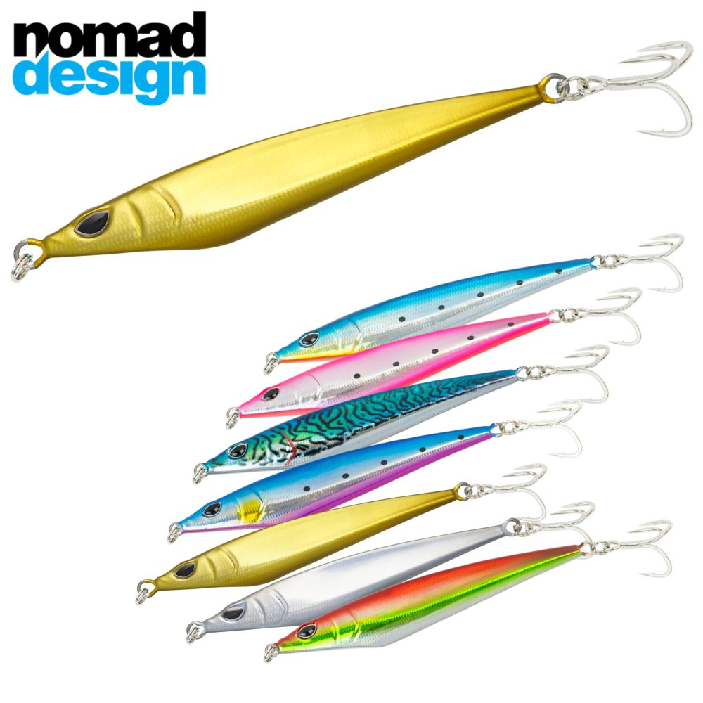 NOMAD DESIGN Saltwater Casting Jig Lure RIDGEBACK LONG CAST 80g
