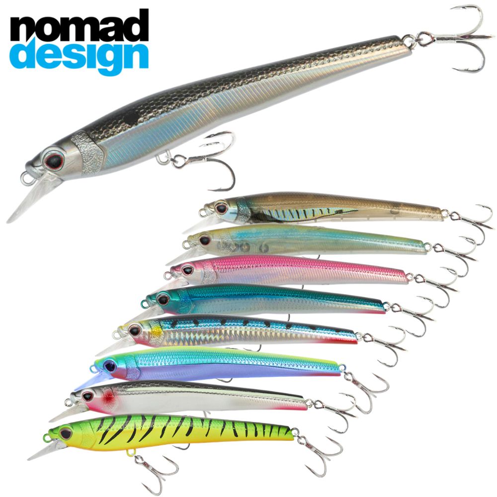 NOMAD DESIGN Long Casting Floating Jerkbait Lure SHIKARI 115 FLT 115mm/15g