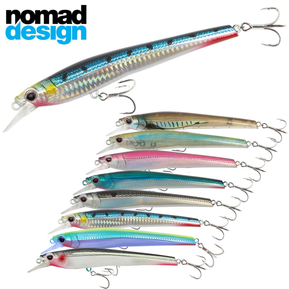 NOMAD DESIGN Long Casting Slow Floating Jerkbait Lure SHIKARI 145 SFLT 145mm/30g