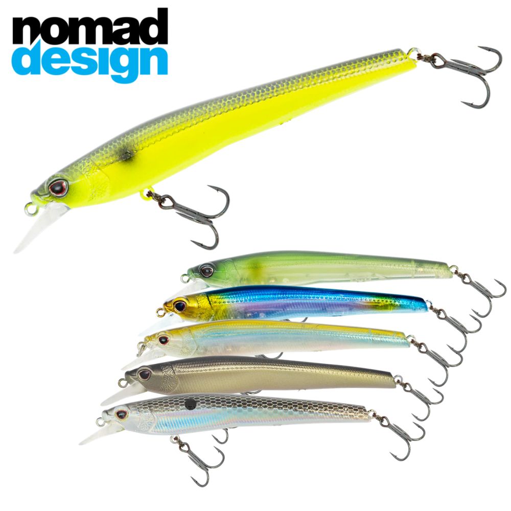 NOMAD DESIGN Long Casting Suspending Jerkbait Lure SHIKARI 95 SUS FR 95mm/10g
