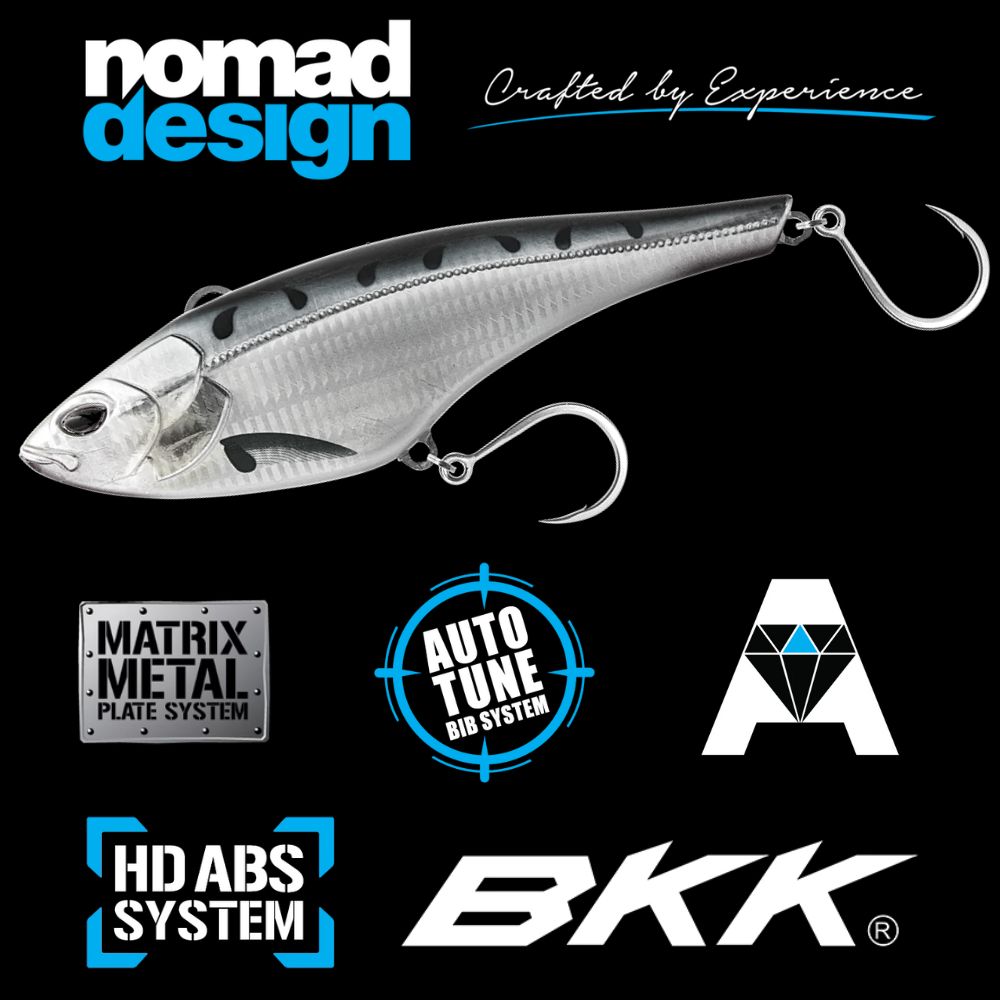 NOMAD DESIGN Offshore Fishing Hi Speed Trolling Minnow Lure MADMACS 200 - Image 2