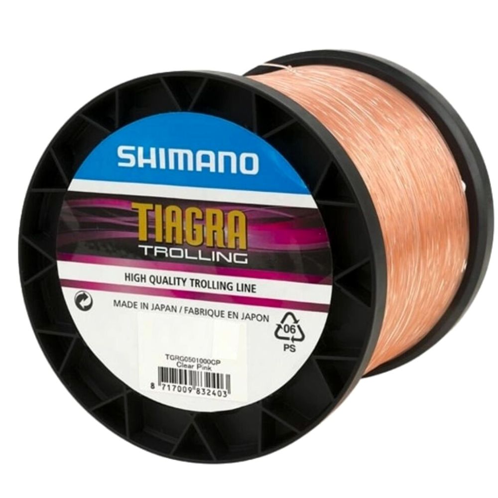SHIMANO Big Game Fishing Tournament Line TIAGRA HYPER TROLLING 1000m/30lb Clear Pink