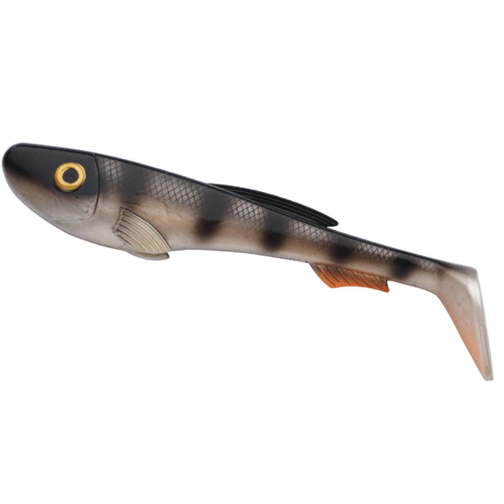 ABU GARCIA Big Soft Swimbait Lure BEAST Paddle Tail 170mm Vintage Perch - Image 2