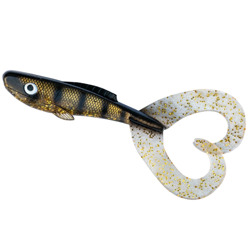 ABU GARCIA Big Soft Swimbait Lure BEAST Twin Tail 170mm Bronze Bomber - Image 2