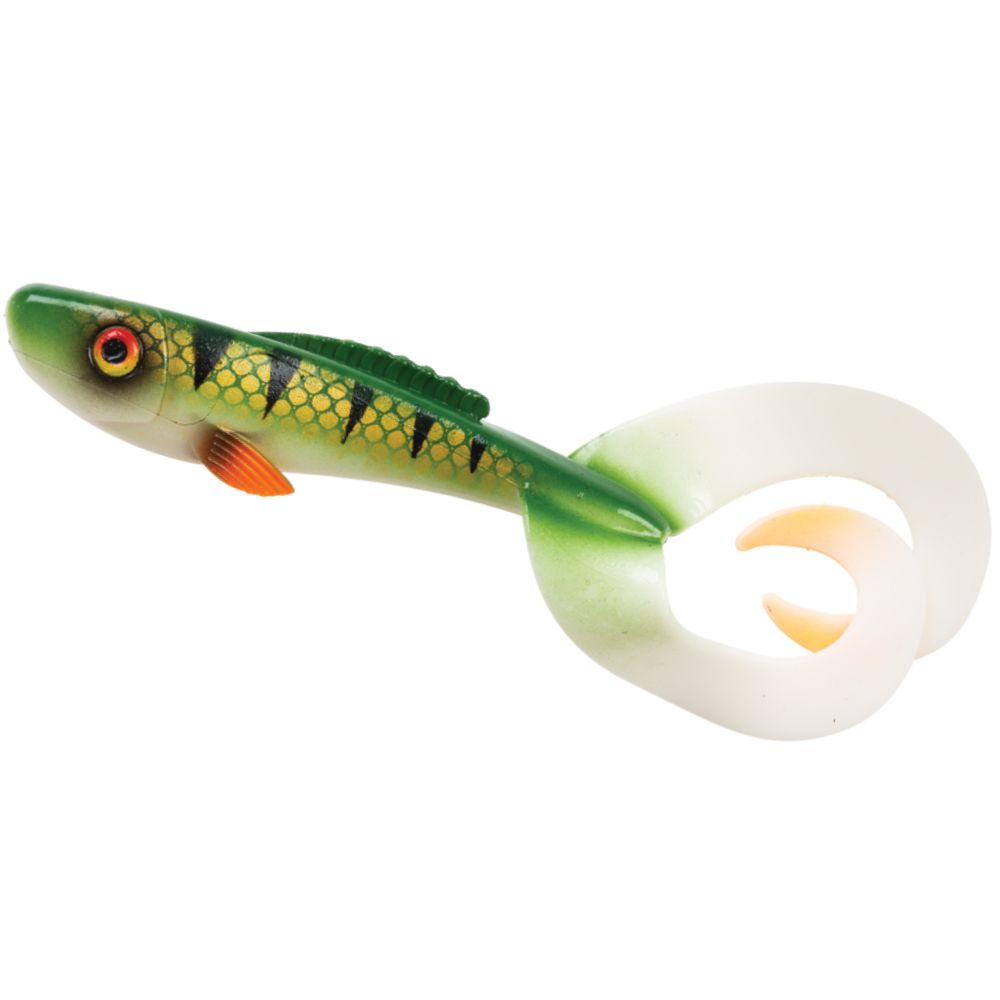 ABU GARCIA Big Soft Swimbait Lure BEAST Twin Tail 170mm Redfin Perch - Image 2