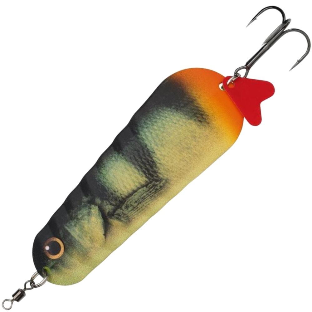 ABU GARCIA Metal Spoon Lure ATOM PRO 75mm/20g Fire Perch - Image 2